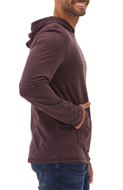 Threads 4 Thought Mountain Bullseye Embroidered Hoodie In Peppercorn