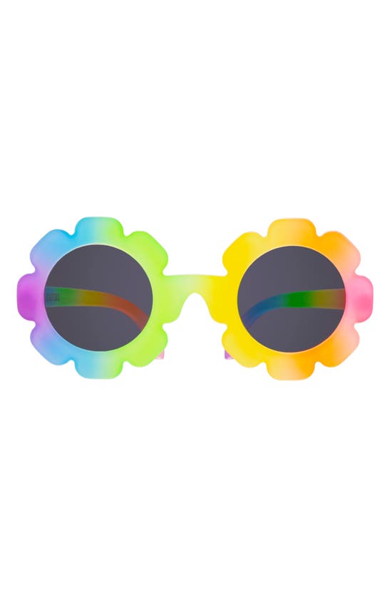 Shop Babiators Kids' Flower Power Sunglasses In Rad Rainbow