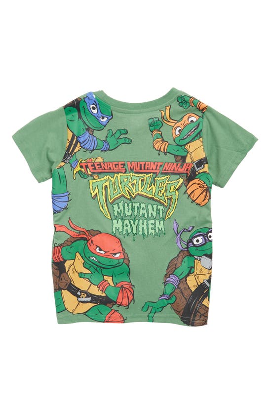 Shop Freeze Teenage Mutant Ninja Turtles Graphic T-shirt & Shorts Set In Green