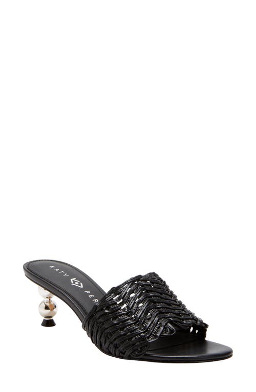 Katy Perry The Beed Too Zigzag Sandal Black at Nordstrom,