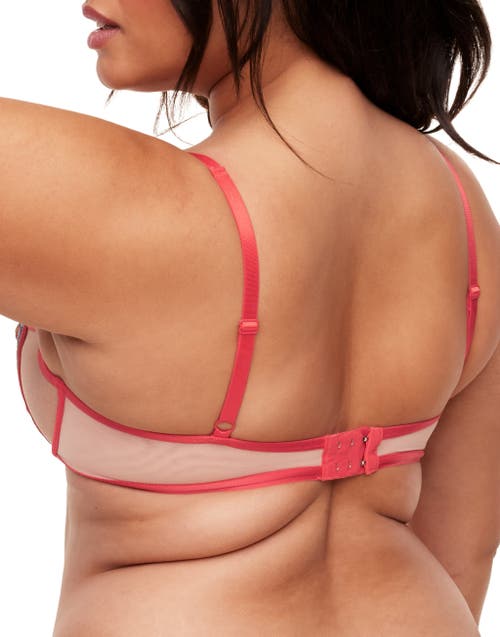 Adore Me Jayda Women's Plus-size Unlined Balconette Bra In Floral Beige
