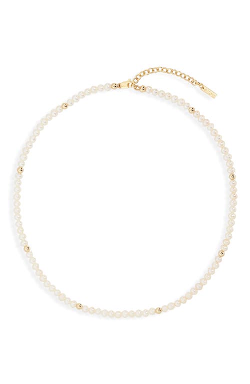Éliou Louise Freshwater Pearl Necklace in White at Nordstrom