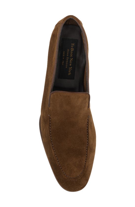To Boot New York Men's Beamon Suede Leather Loafers In Medium Brown
