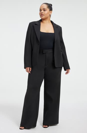 Women's Plus Size Perfect Suit Black Pant