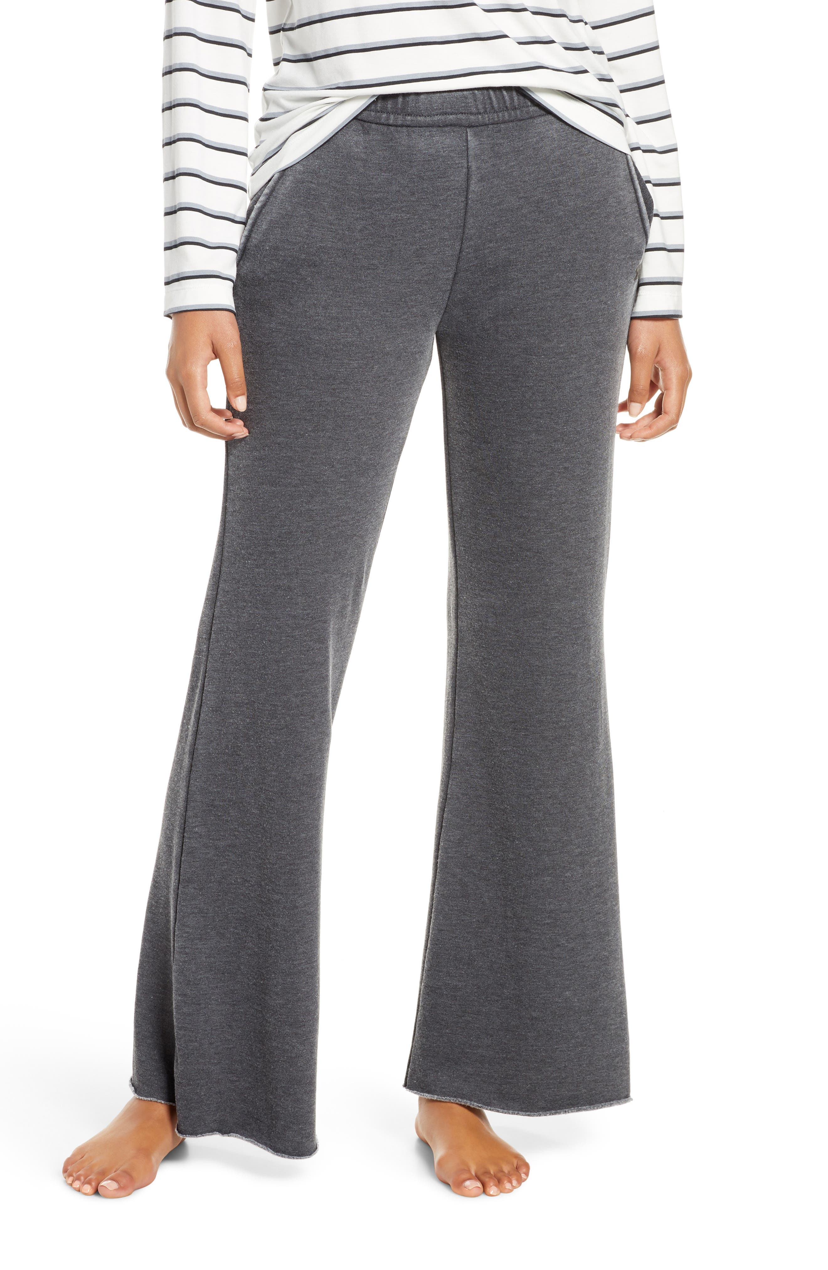 wide leg leisure pants