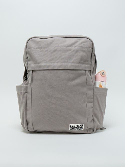 Shop Terra Thread Organic Cotton Backpack In Cloud Grey