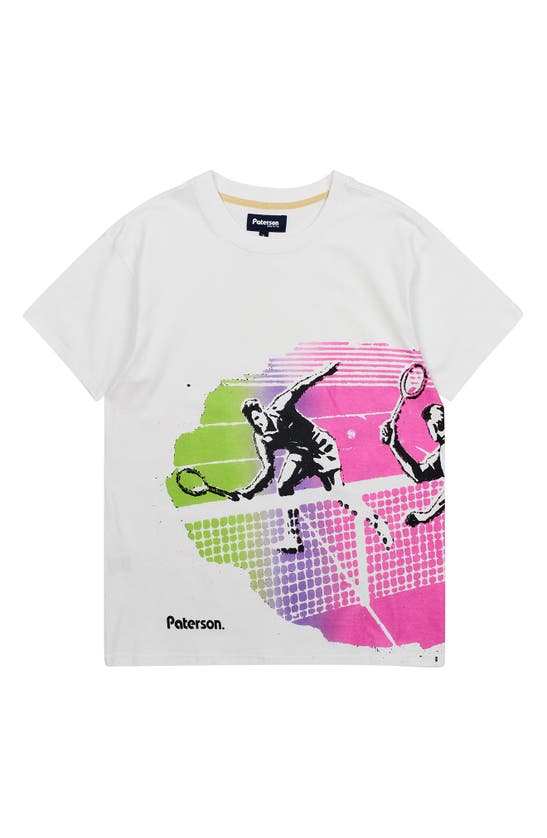 Shop Paterson Rally Oversize Graphic T-shirt In White