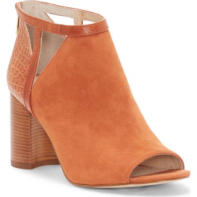 Louise Et Cie Kelton Open Toe Bootie, Brown