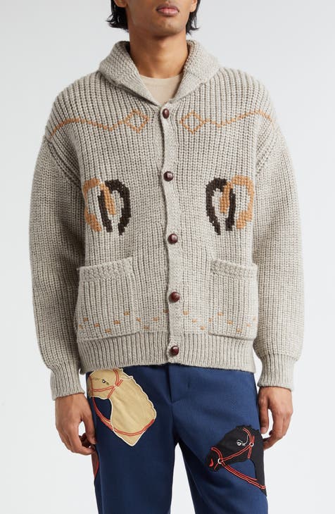 B.O.G. Collective Love Sick Bishop Sleeve Cable Sweater in Sand at Nordstrom, Size X-Small