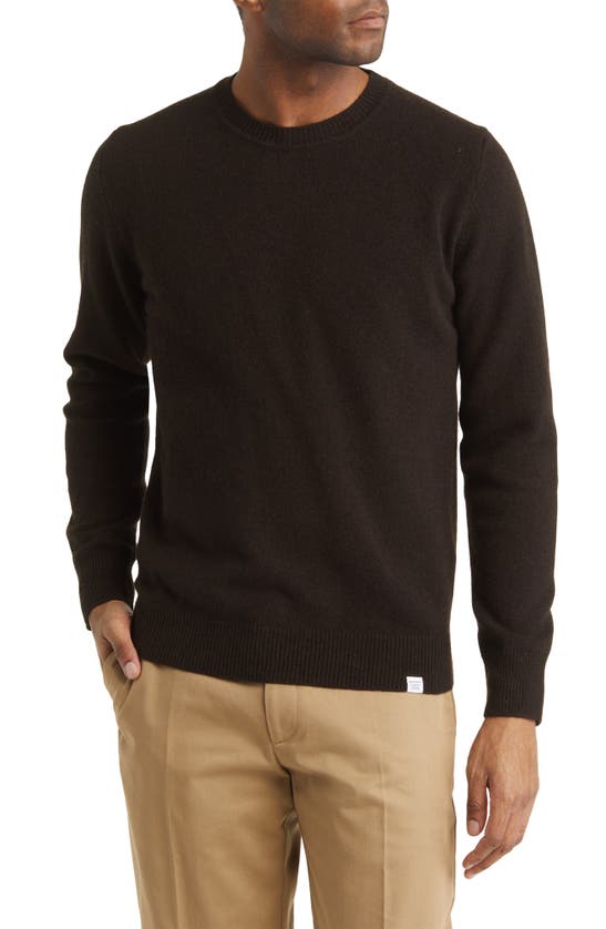 Norse Projects Sigfred Lambswool Jumper In Truffle