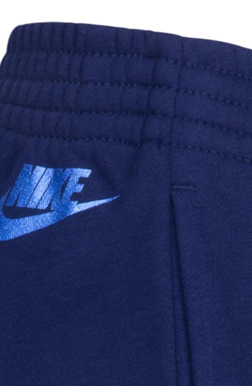 Nike Kids' Shine Logo Sweatpants In Midnight Navy