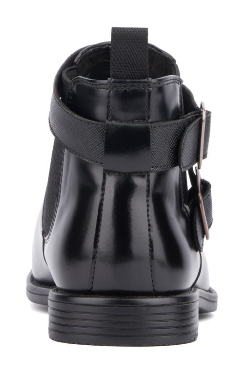 Shop New York And Company Maximo Buckle Strap Chelsea Boot In Black