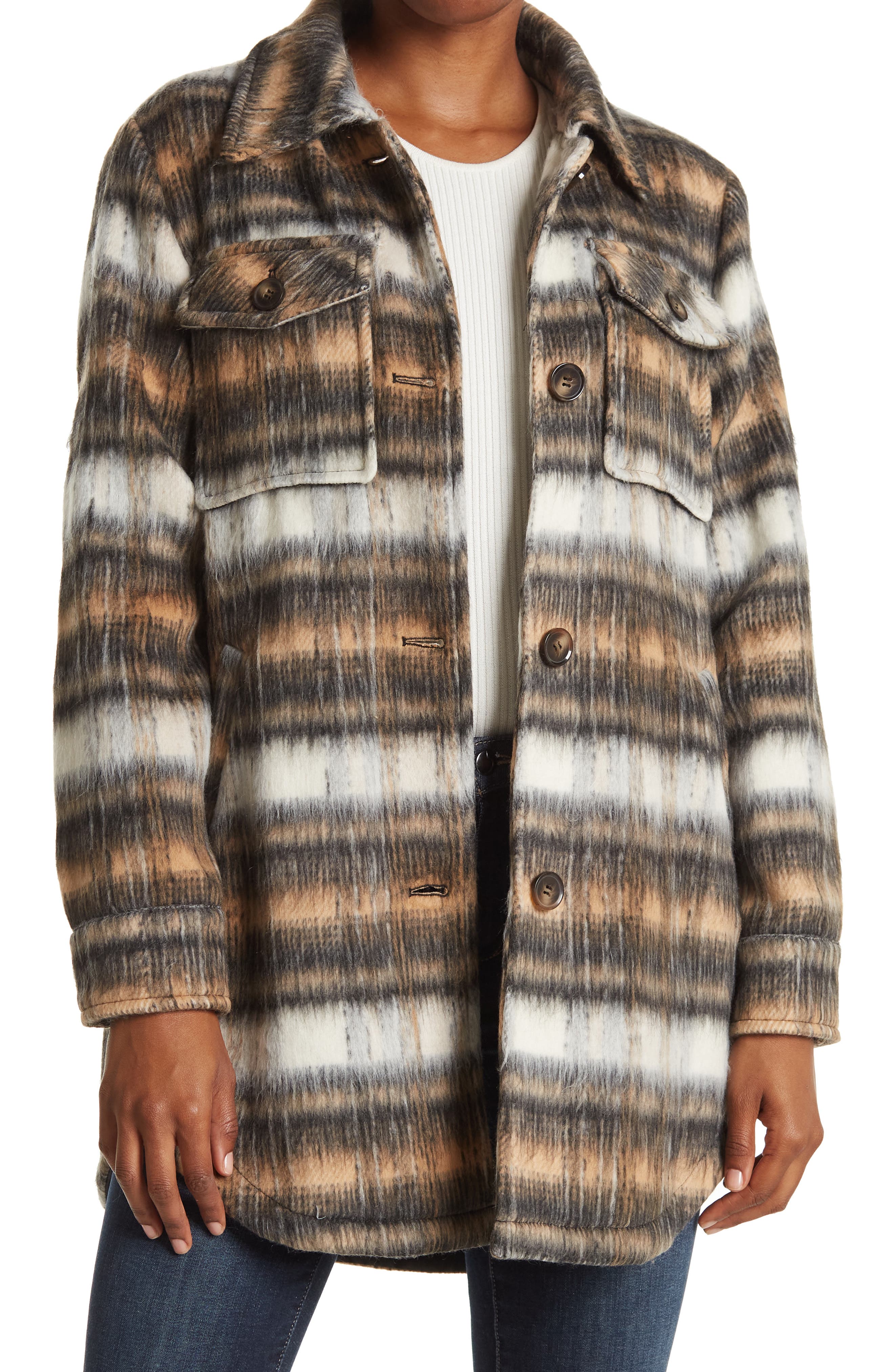 nordstrom rack fuzzy jacket