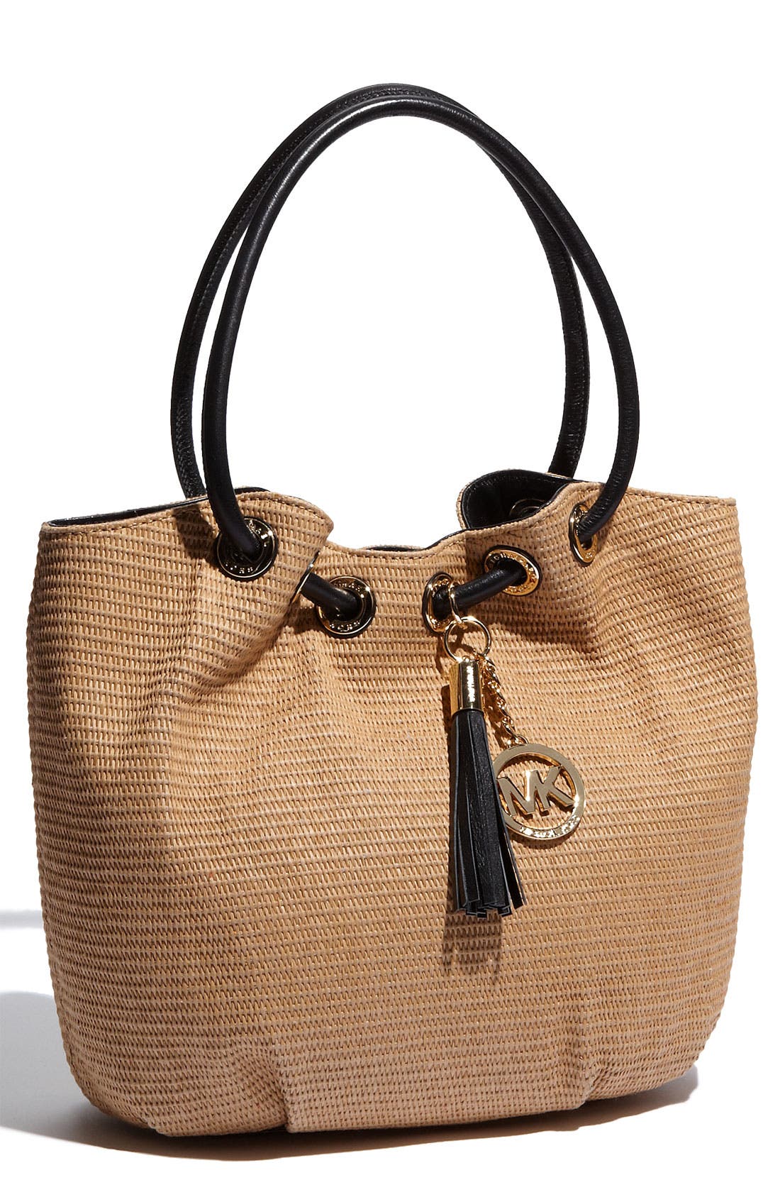 MICHAEL Michael Kors Straw Ring Tote Nordstrom