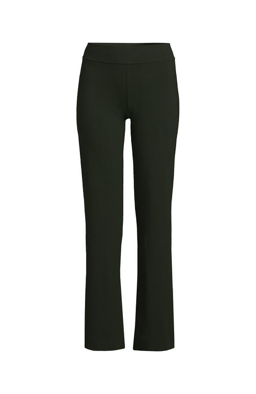 Shop Lands' End Starfish Mid Rise Straight Leg Pants In Fresh Evergreen