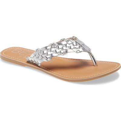 Beach By Matisse Make Waves Flip Flop, Metallic