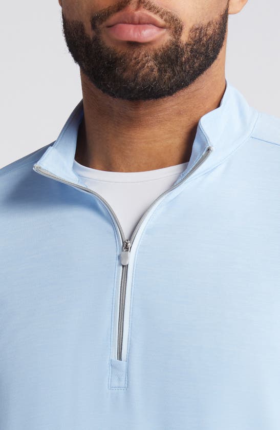 Shop Johnnie-o Glades Quarter Zip Pullover In Maliblu