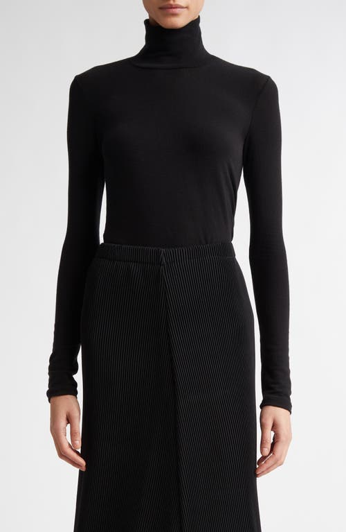 MELITTA BAUMEISTER Turtleneck Top in Black 