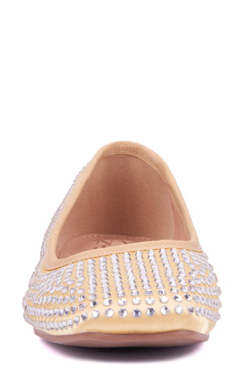 New York And Company Palmira Flat In Gold