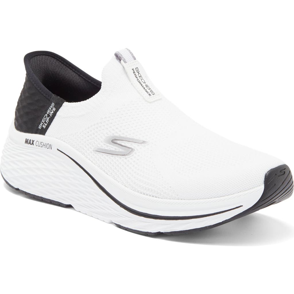 Skechers Max Cushioning Elite 2.0 Sneaker In White/black