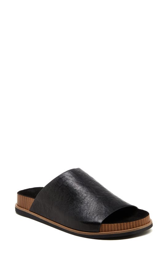 Shop Kelsi Dagger Brooklyn Squish Slide Sandal In Black