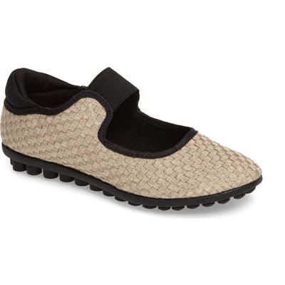 Bernie Mev Kendra Mary Jane Sneaker, Metallic