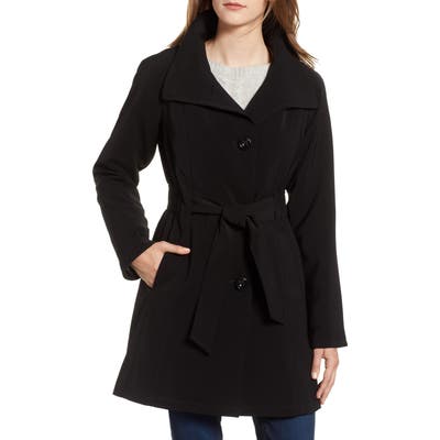 Gallery Nepage Water Repellent Trench Coat, Black