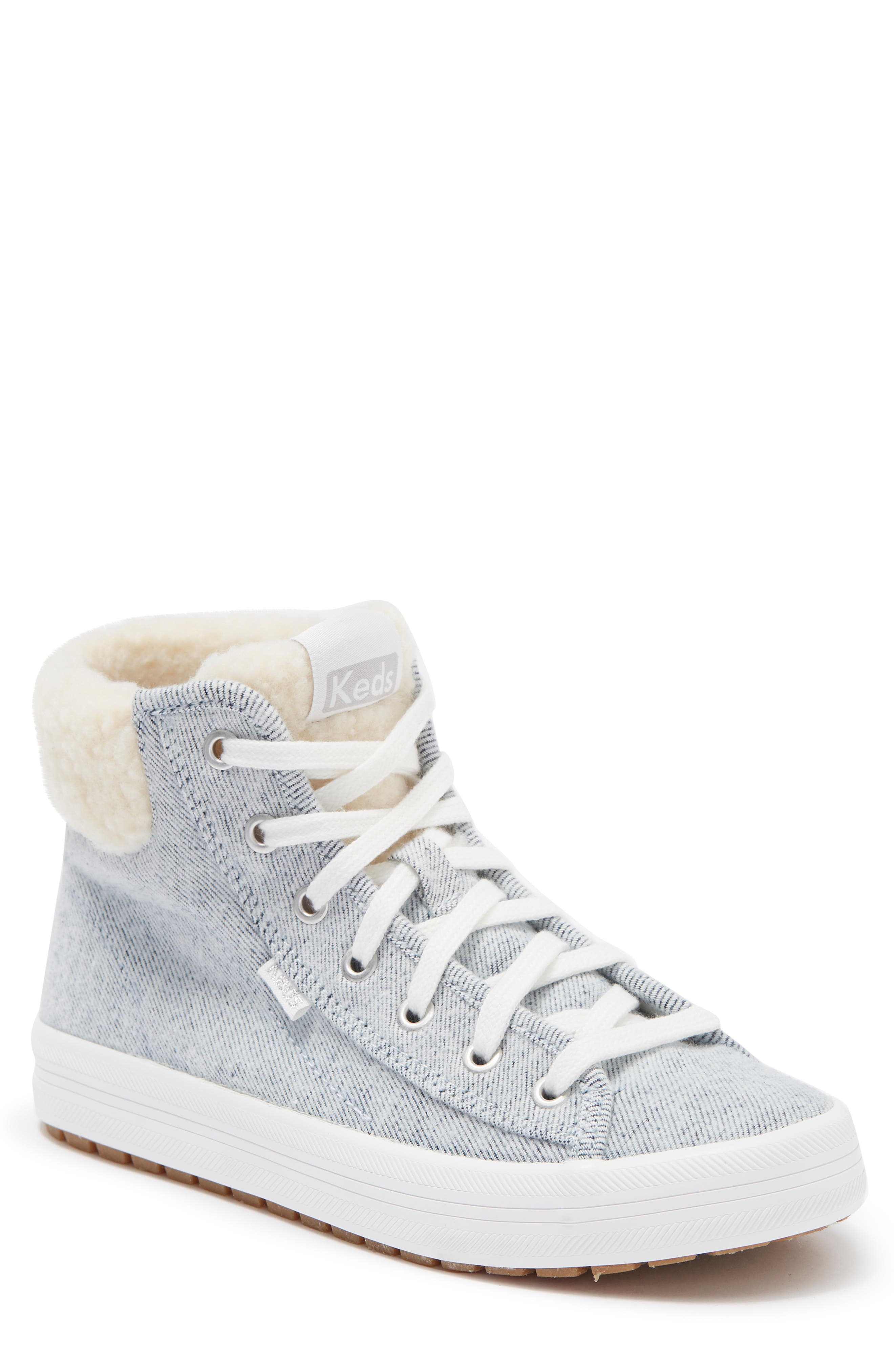 keds with fur