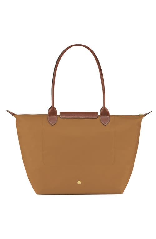 Shop Longchamp Large Le Pliage Tote In Fawn