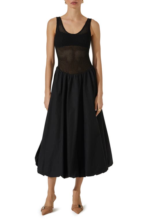 ASTR the Label Contrast Midi Sundress at Nordstrom,