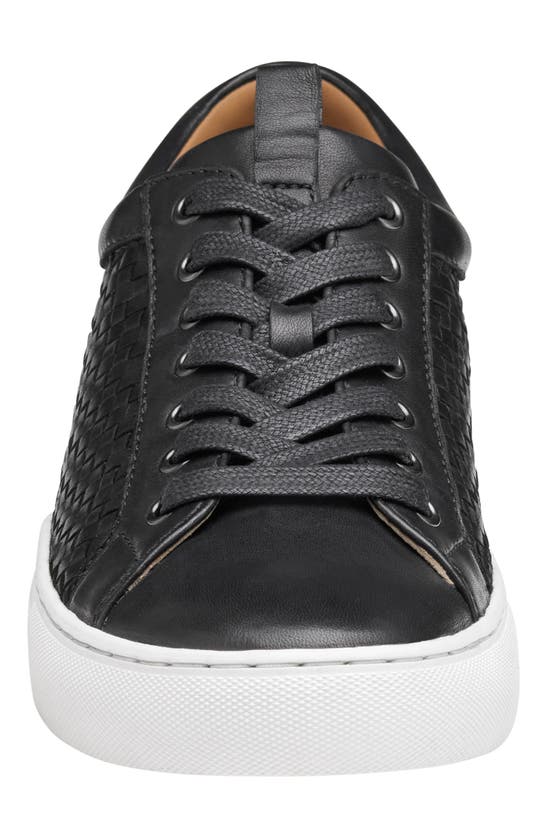 Shop Johnston & Murphy Banks Sneaker In Black
