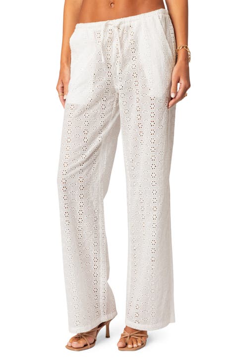 Eyelet Pants & Leggings for Young Adult Women