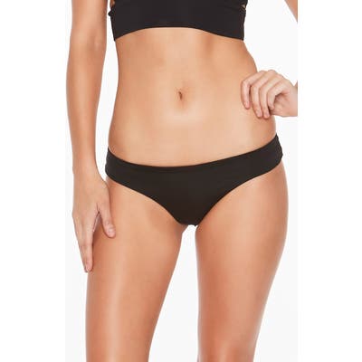 L Space Rio Brazilian Bikini Bottoms, Black