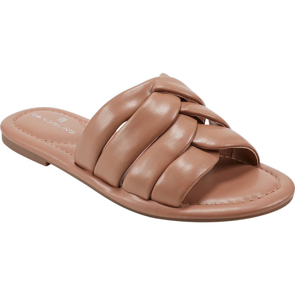 Bandolino Vistan Slide Sandal In Brown ModeSens