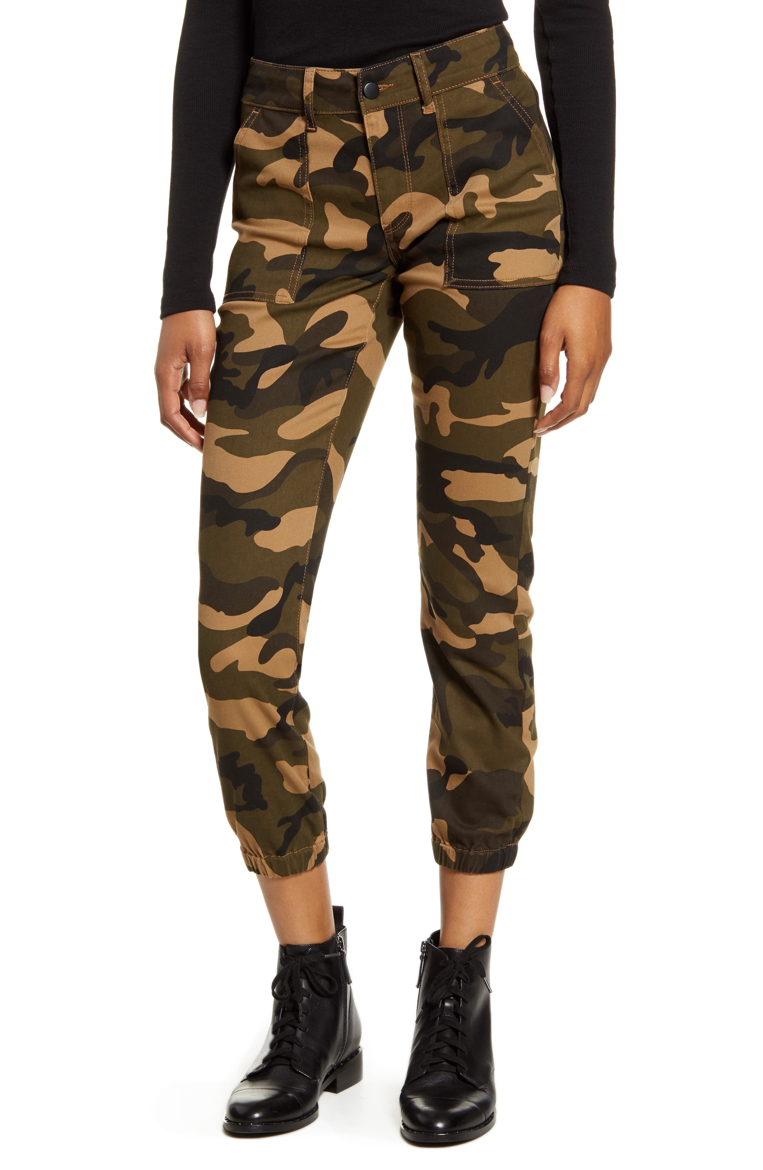 women's camo joggers sweatpants