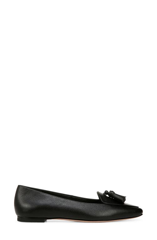 Shop Veronica Beard Cleo Tassel Pointed Toe Loafer In Black