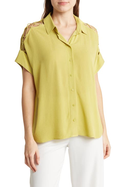 Gauze Button-Up Shirt