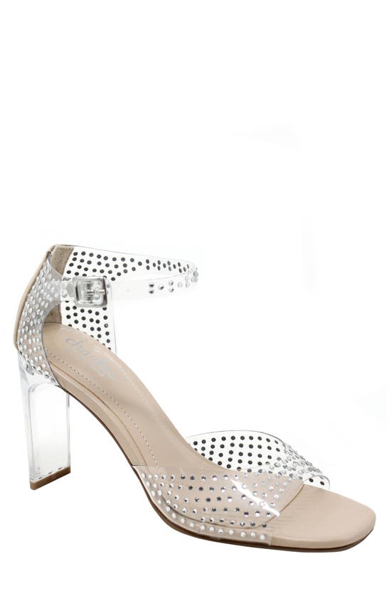 Charles By Charles David Women's Transparent Embellished Sandals In Clear