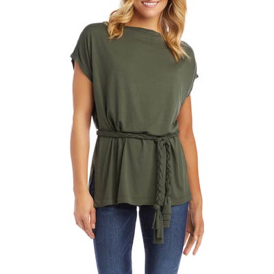 Karen Kane Belted Tunic, Green