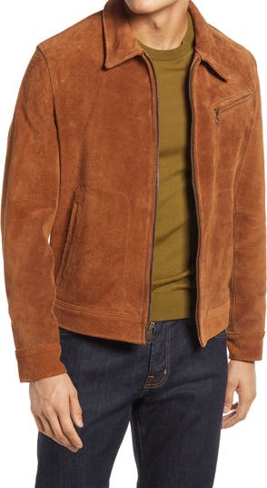 Schott on sale suede bomber