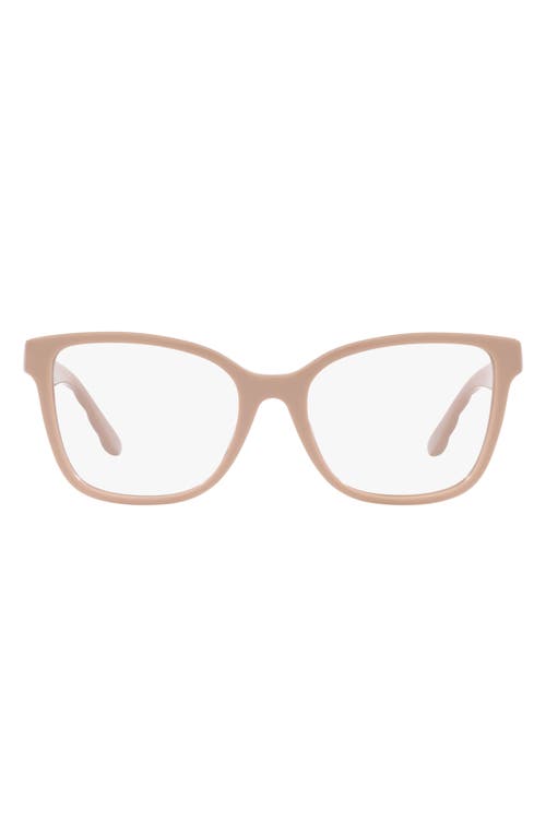 Tory Burch 53mm Oval Optical Glasses in Bone at Nordstrom