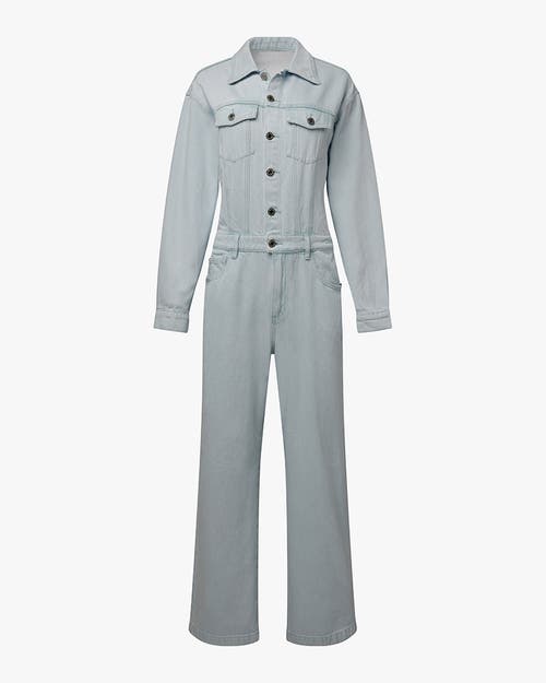 Weworewhat Relaxed Denim Jumpsuit In Super Light