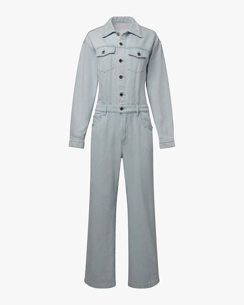 Shop Weworewhat Relaxed Denim Jumpsuit In Super Light