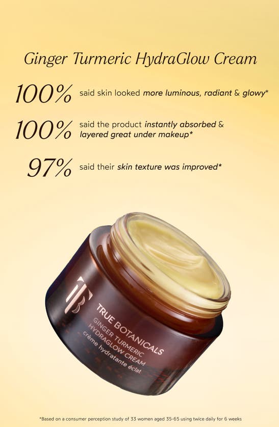 Shop True Botanicals Ginger Turmeric Hydraglow Cream