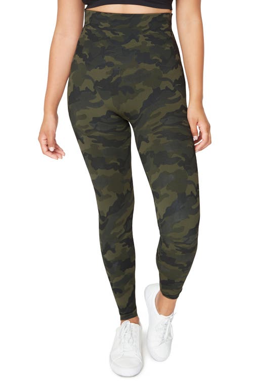 belly bandit Mother Tucker® Compression Leggings in Olive Camo