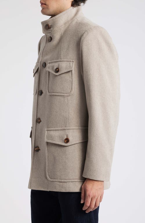 Fleurette Ernst Wool Field Jacket In Beach