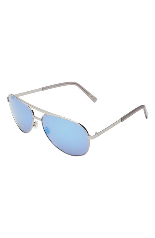Maui Jim 61mm Core Aviator Polarized Sunglasses<br /> In Gunmetal Gunmetal Blue