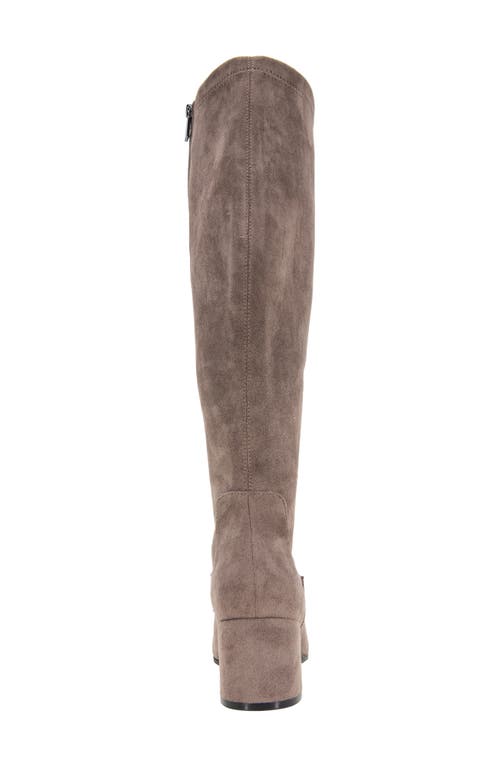 Reaction Kenneth Cole Rida Stretch Knee High Boot In Shitake Micro