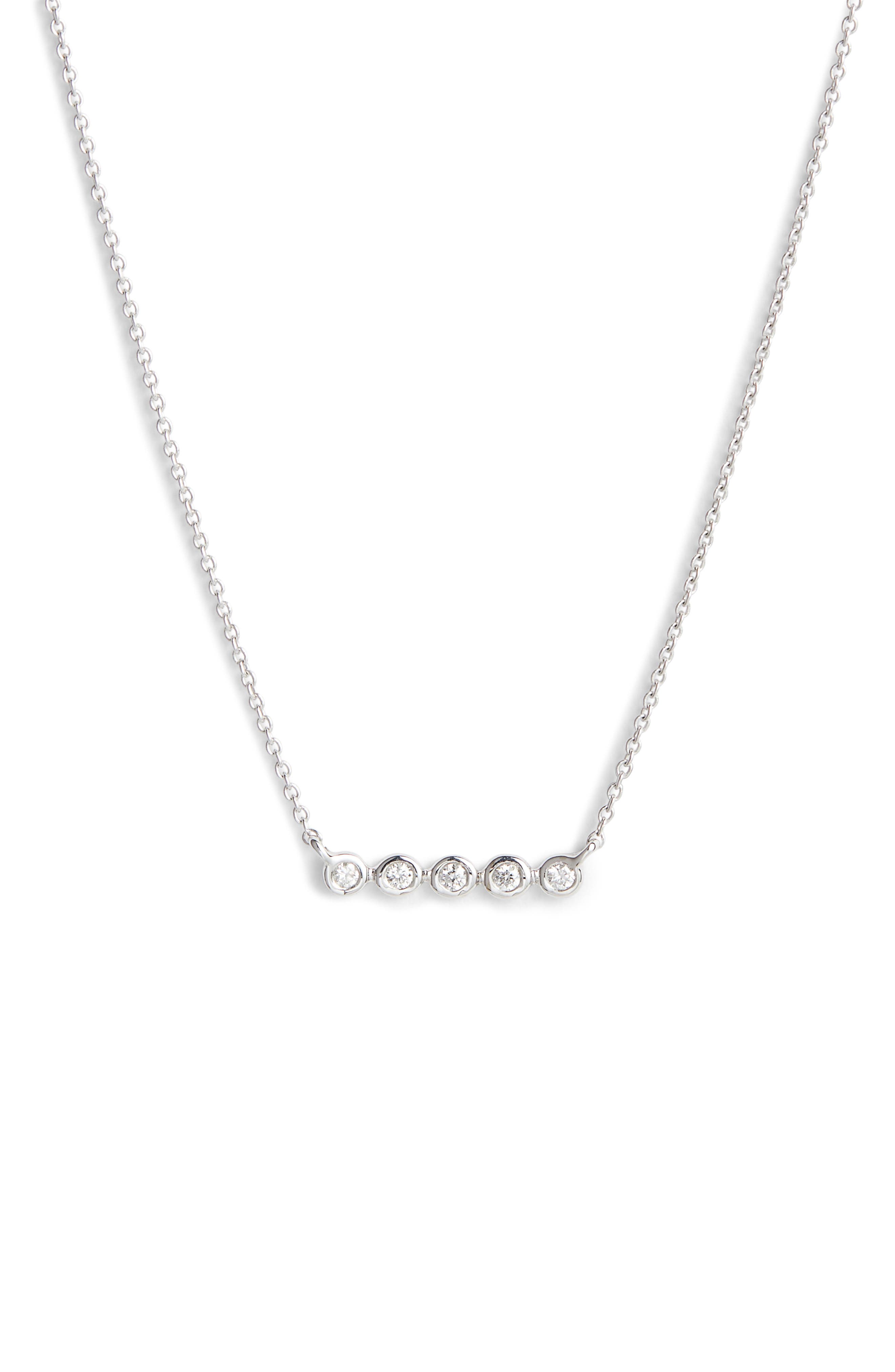 dana rebecca diamond bar necklace