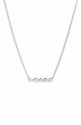 Lulu jack bezel hot sale bar necklace